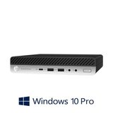 Mini PC HP ProDesk 600 G3, Quad Core i7-7700T, 16GB DDR4, SSD, Win 10 Pro